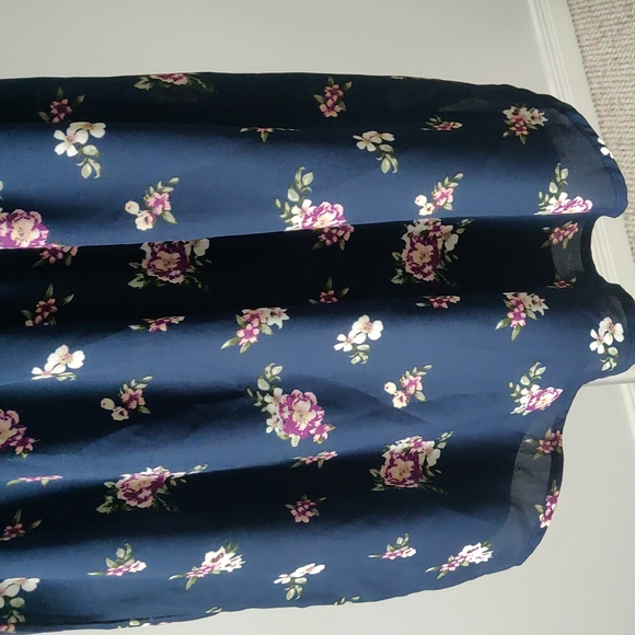 Blue off the shoulder dress - Picture 5 of 9